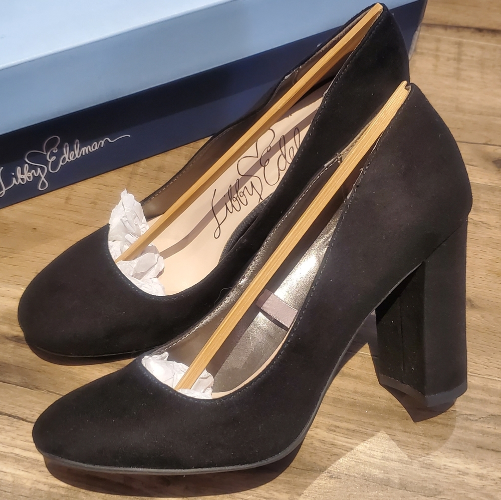👠 Libby Edelman Black Le Sean Heels